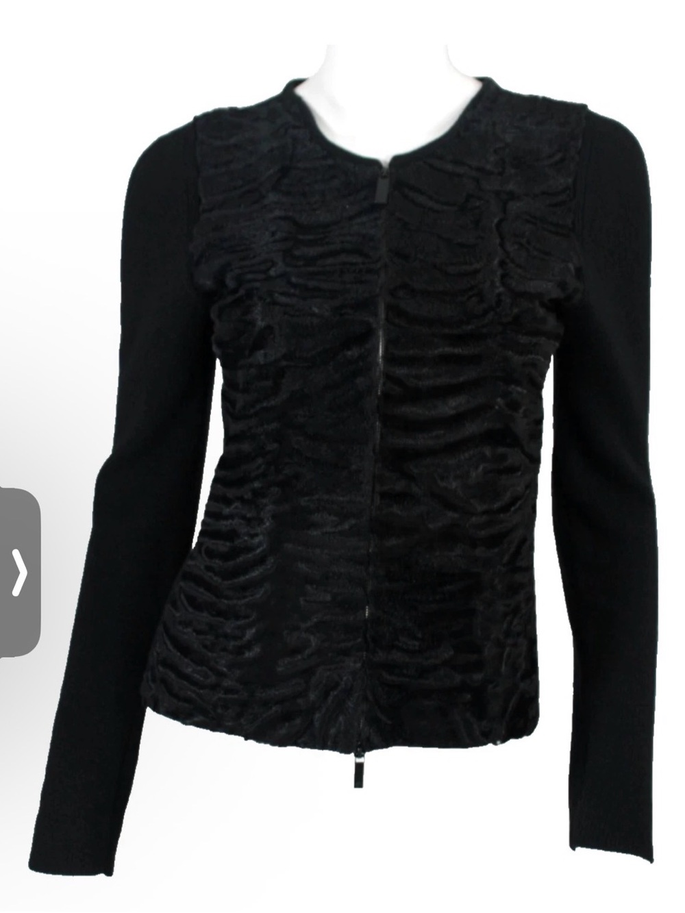 Gucci Tom ford 1999 Cashmere Fur Cardi Jacket